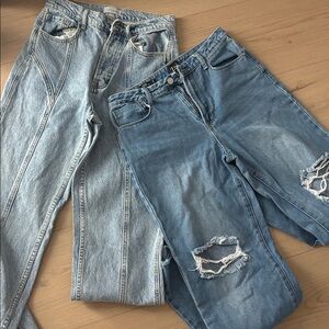 PacSun and ZOE Women's High Rise Denim Jeans